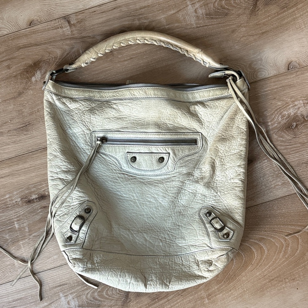 BALENCIAGA The Sunday Tote Leather Tote Bag